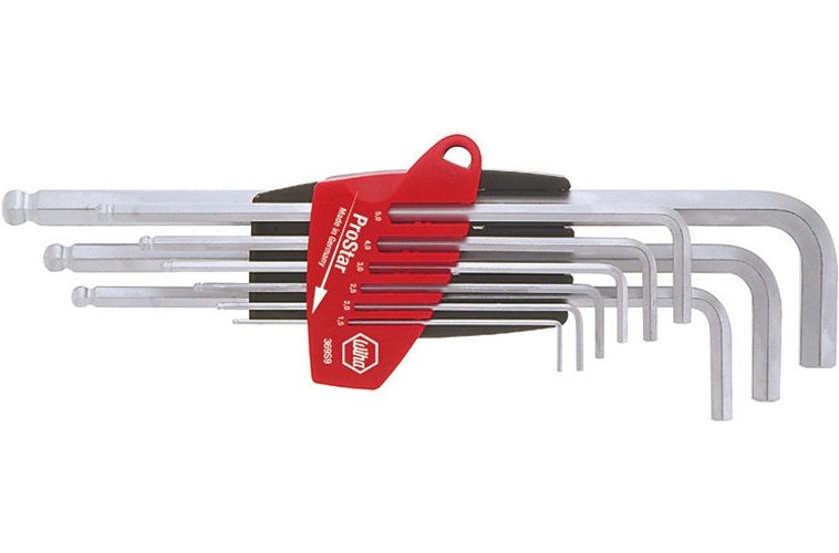 Wiha ProStar. Handgrifffarbe: Edelstahl, Gehäusefarbe: Rot (SB369S9) afbeelding 1