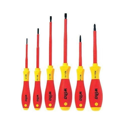 Wiha VDE Schraubendreher-Set 6teilig SoftFinish Schlitz, Kreuzschlitz Pozidriv (320NZK6SO) afbeelding 1