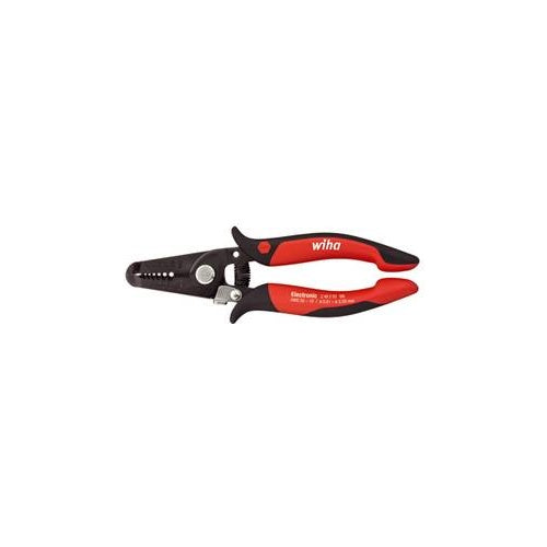 Wiha Abisolierzange Electronic Z 49 2 03 Zum Halten, Schneiden und Abisolieren von Drähten mit Durchmesser 0,81 - 2,59 mm (AWG 20 - 10) (Z 49 2 03) afbeelding 1