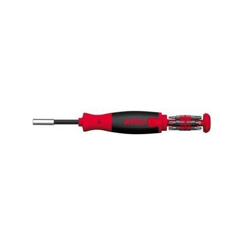 Wiha LiftUp 25 - Schraubendreher mit Bit-Satz - 12 Stücke - 6,35 mm (38601) afbeelding 1