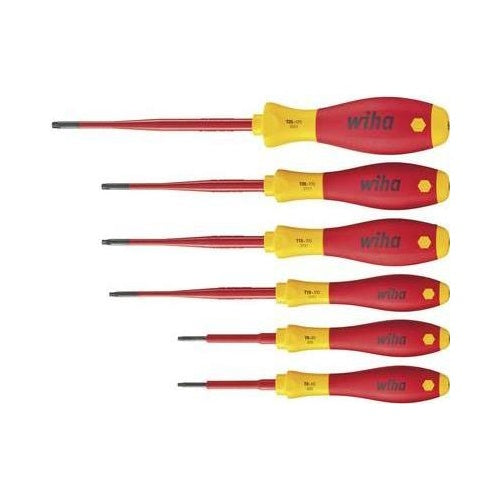 Wiha VDE Schraubendreher-Set 6teilig SOFTFINISH ELEC. slimFix TORX BO (3251TRK6) afbeelding 1