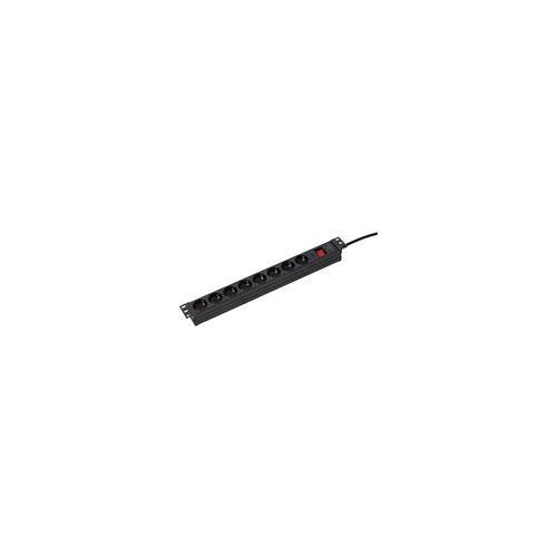 AS Schwabe 18191 Steckdosenleiste 48,30cm (19")  Schwarz Schutzkontakt 1 St. (18191) afbeelding 1