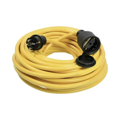 as - Schwabe 60342 Strom Verlängerungskabel 16 A Gelb 15 m (60342) afbeelding 1
