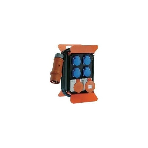 AS Schwabe 60506 STECKY Stromverteiler 400V II 32 A 1 CEE-Stecker 32 A, 5polig 400 V IP44 (60506) afbeelding 1