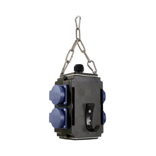 AS SCHWABE Energie-Würfel I zum Aufhängen, IP44, mit 4 Schutzdosen 16A, 230V (60731) afbeelding 1
