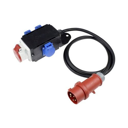 as-Schwabe 61520 Stromverteilereinheit (PDU) 4 AC-Ausgänge Schwarz - Rot (61520) afbeelding 1