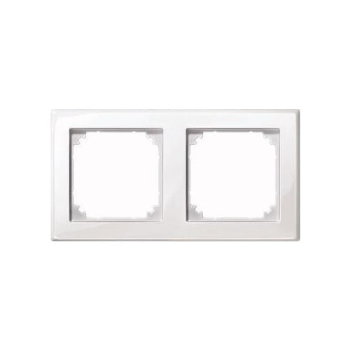 MERTEN Rahmen 2-fach 484219 M-SMART polarweiss 484219 484219 (484219) afbeelding 1