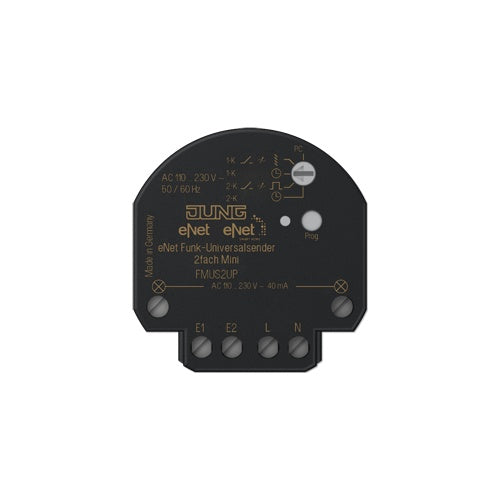JUNG FM US 2 UP Smart-Home-Sender Kabellos Wand-montiert RF Wireless (FMUS2UP) afbeelding 1