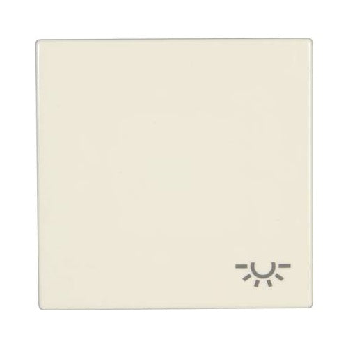 Jung Abdeckung Symbolwippe "Licht" LS 990, LS design, LS plus Creme-Weiß LS 990 L (LS 990 L) afbeelding 1