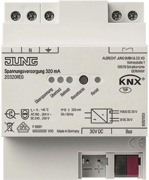 20320 REG Spannungsversorgung 320mA KNX (20320REG) afbeelding 1
