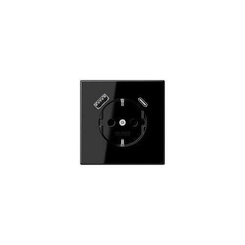 Jung SCHUKO Steckdose mit USB Typ AC LS1520-15CASW (LS1520-15CASW) afbeelding 1
