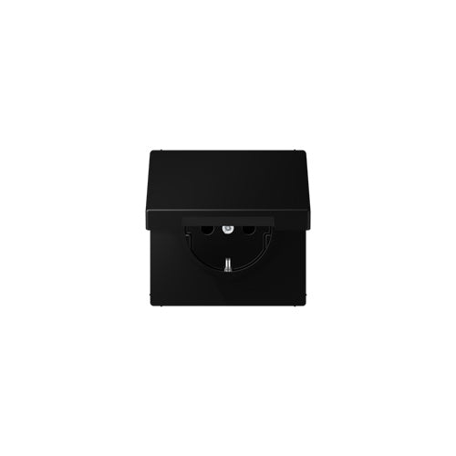 JUNG LS 1520 BFKIKL SWM Steckdose Typ F Schwarz (LS1520BFKIKLSWM) afbeelding 1