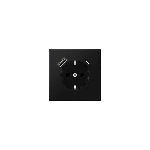 Jung SCHUKO Steckdose mit USB Typ AC LS1520-15CASWM (LS1520-15CASWM) afbeelding 1
