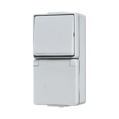 JUNG 676 W Elektroschalter Rocker switch Weiß (676W) afbeelding 1