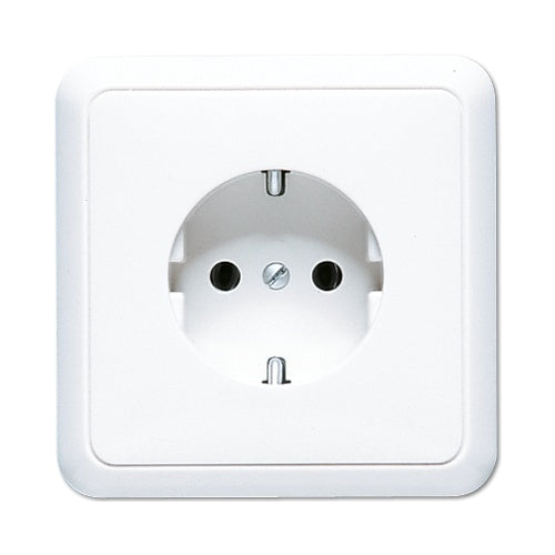 Jung 5520 WW Steckdose Typ F Weiß (5520WW) afbeelding 1