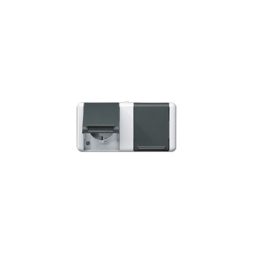 Jung 8220-1 W Steckdose CEE 7/3 Schwarz - Weiß (8220-1W) afbeelding 1