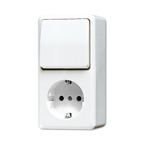 JUNG 676AWW Elektroschalter Rocker switch Weiß (676AWW) afbeelding 1