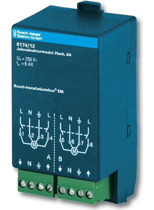 Busch-Jaeger 6151-0-0191 - Auslöser Rollo/Jalousie - IP20 - Busch-Jaeger 6151-0-0212 Busch-Jaeger 6151-0-0211 - CE - RoHS - AC - 230 V (2CKA006151A0191) afbeelding 1