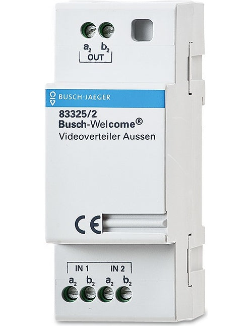 Busch-Jaeger 83325/2 - 1 Ausgänge - 36 mm - 65 mm - 90 mm - -5 - 45 °C - -20 - 70 °C (2CKA008300A0043) afbeelding 1