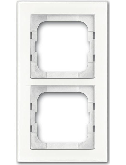 Busch-Jaeger 1754-0-4438. Produktfarbe: Weiß, Design: Schraubenlos, Markenkompatibilität: Busch-Jaeger. Breite: 91 mm, Höhe: 162 mm, Dicke: 1,1 cm (2CKA001754A4438) afbeelding 1