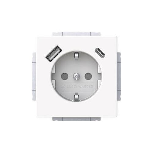 BJ 20 EUCB2USBAC-84 SCHUKO-/USB-A+C Steckdose (2CKA002011A6306) afbeelding 1