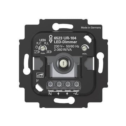BUSCH JAEGER BJ LED-Dimmer.2+3 Draht6523 UR-104m.N-Klemme (2CKA006512A0353) afbeelding 1