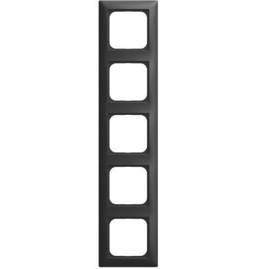 BUSCH JAEGER BJ 1725-915 Abdeckrahmen 5-fach Rahmen Busch-balance SI (2CKA001725A1572) afbeelding 1