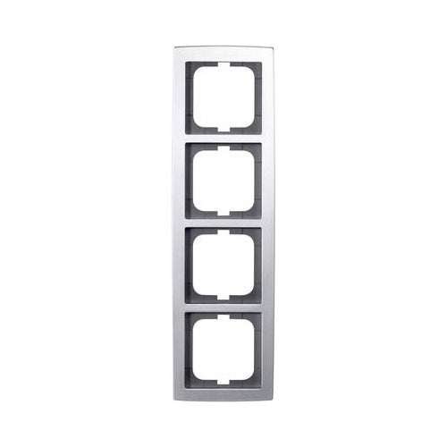 Busch-Jaeger 1724-80 Wandplatte/Schalterabdeckung Chrom (2CKA001754A4107) afbeelding 1