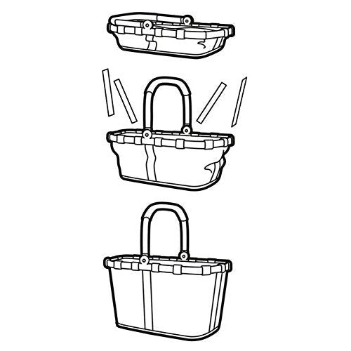 Reisenthel BK7040. Typ: Einkaufswagen, Produktfarbe: Schwarz, Material: Aluminium, Polyester. Volumen (l): 22 l, Breite: 480 mm, Tiefe: 280 mm (BK7040) afbeelding 1