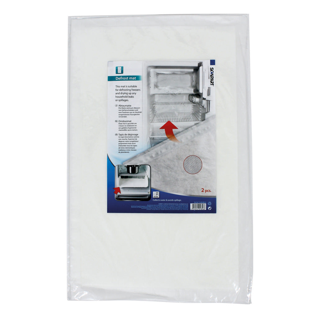 Scanpart Freezer Defrost Mat for Absorbing Spills - 2 Pieces