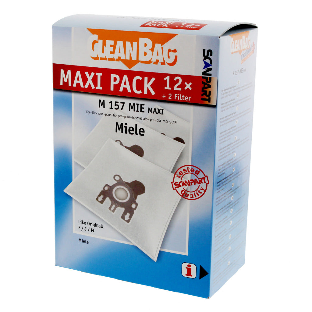 Scanpart Microfleece+ Fabric Bag for Miele F/j/m Maxi