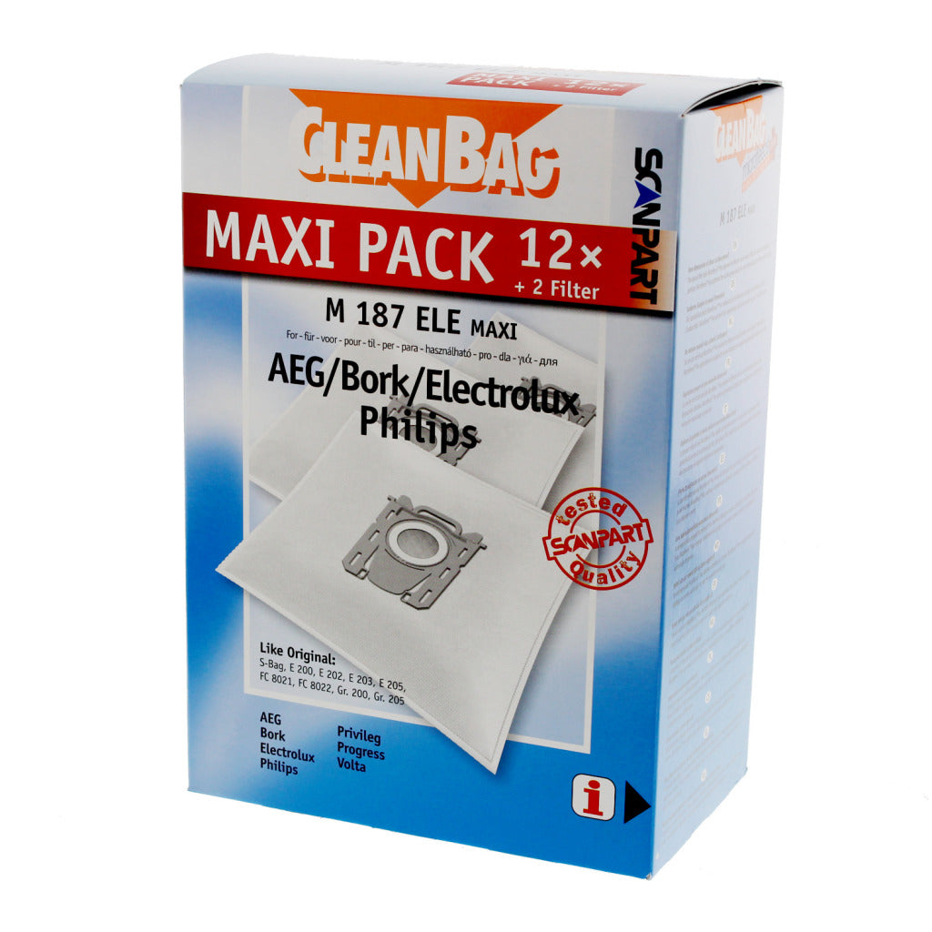 Scanpart Microfleece+ Dust Bag for Miele Phi/ele Universal Maxi