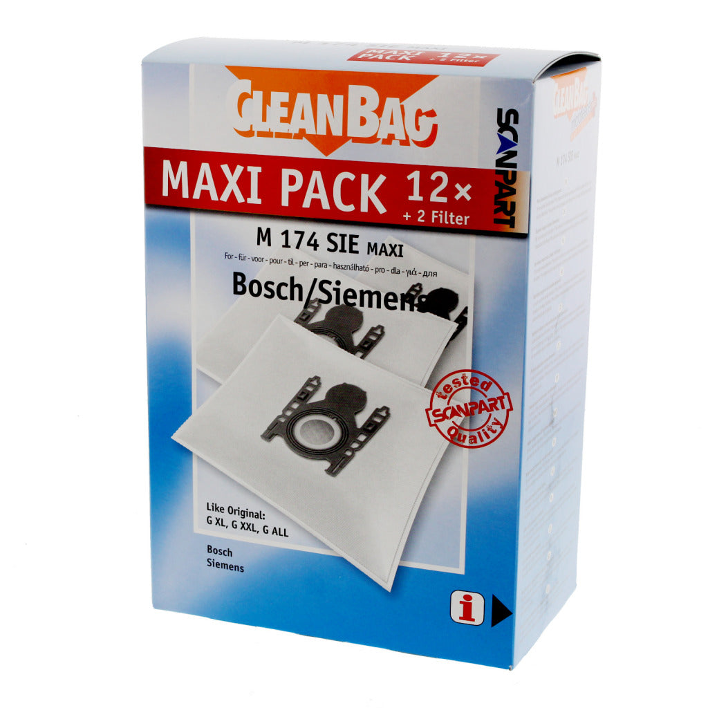 Scanpart Microfleece+ Dust Bag for Miele B/s Type G XL Maxi