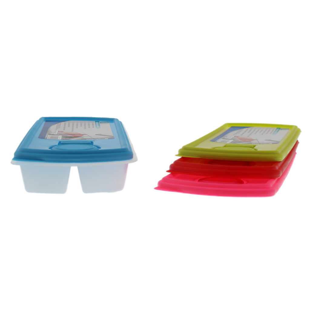 Scanpart Ice Cube Maker 2-Pack with Colored Lids
