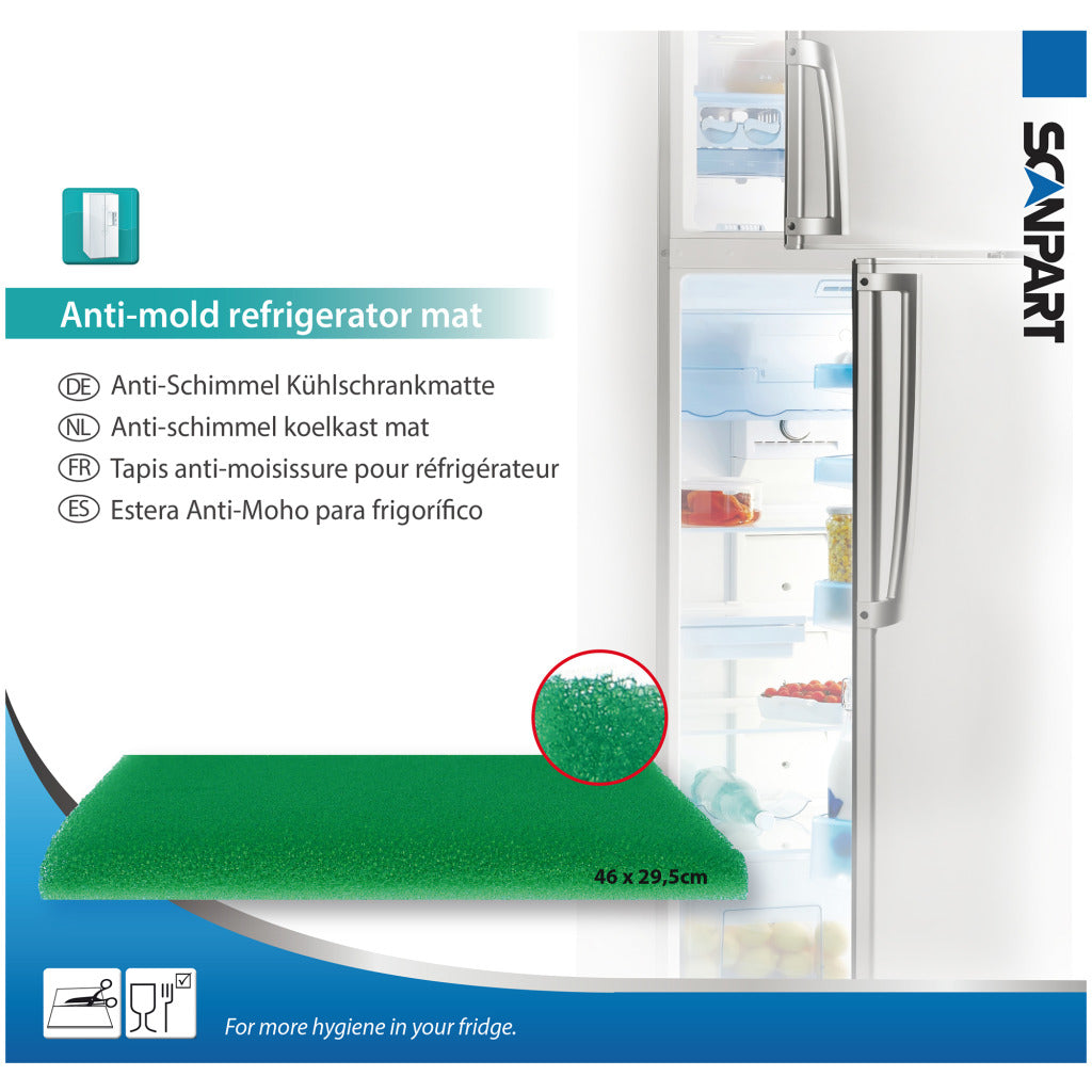 Scanpart Anti-Mold Refrigerator Mat 46x29.5 cm - Moisture Absorbing Solution