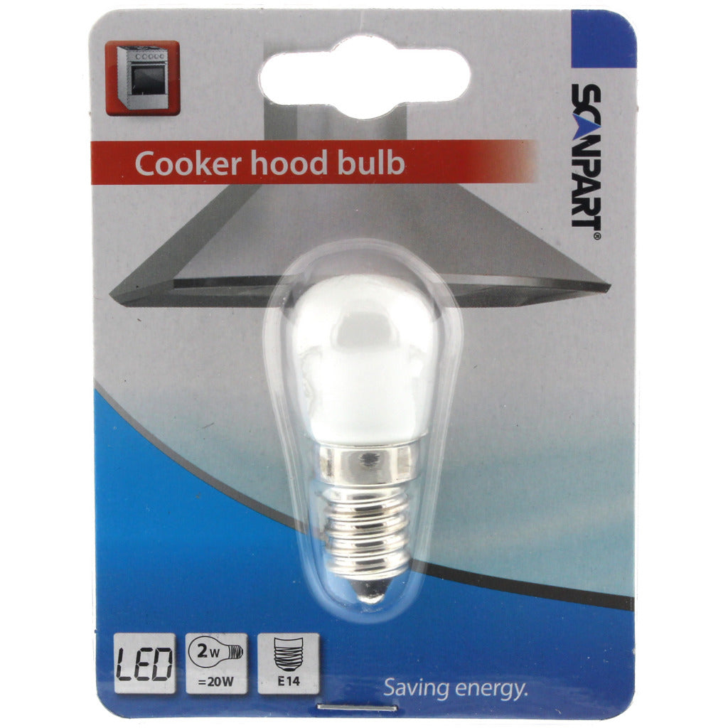 Scanpart Extractor Hood Lamp E14 20w LED T26