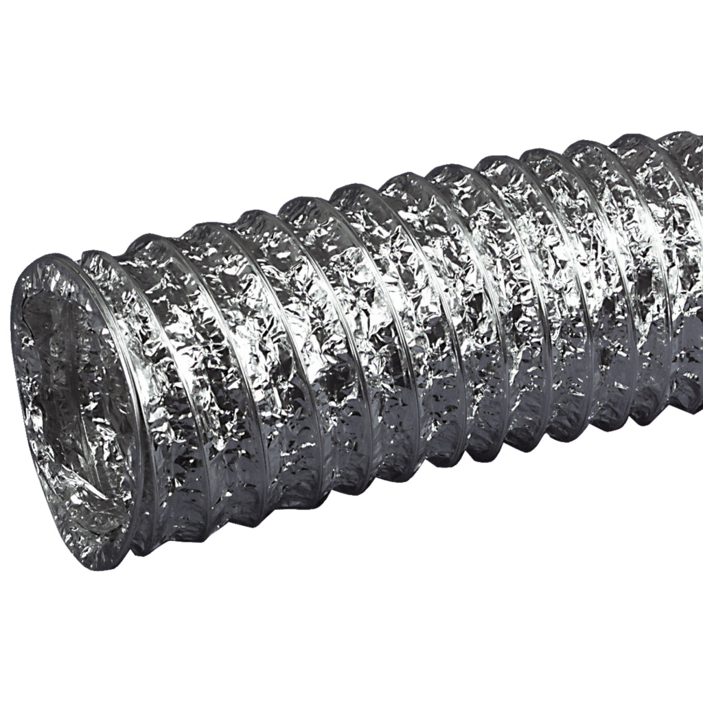 Scanpart Aluminum Air Exhaust Hose 1.5 m 125 mm - Flexible Hose for Ventilation Systems