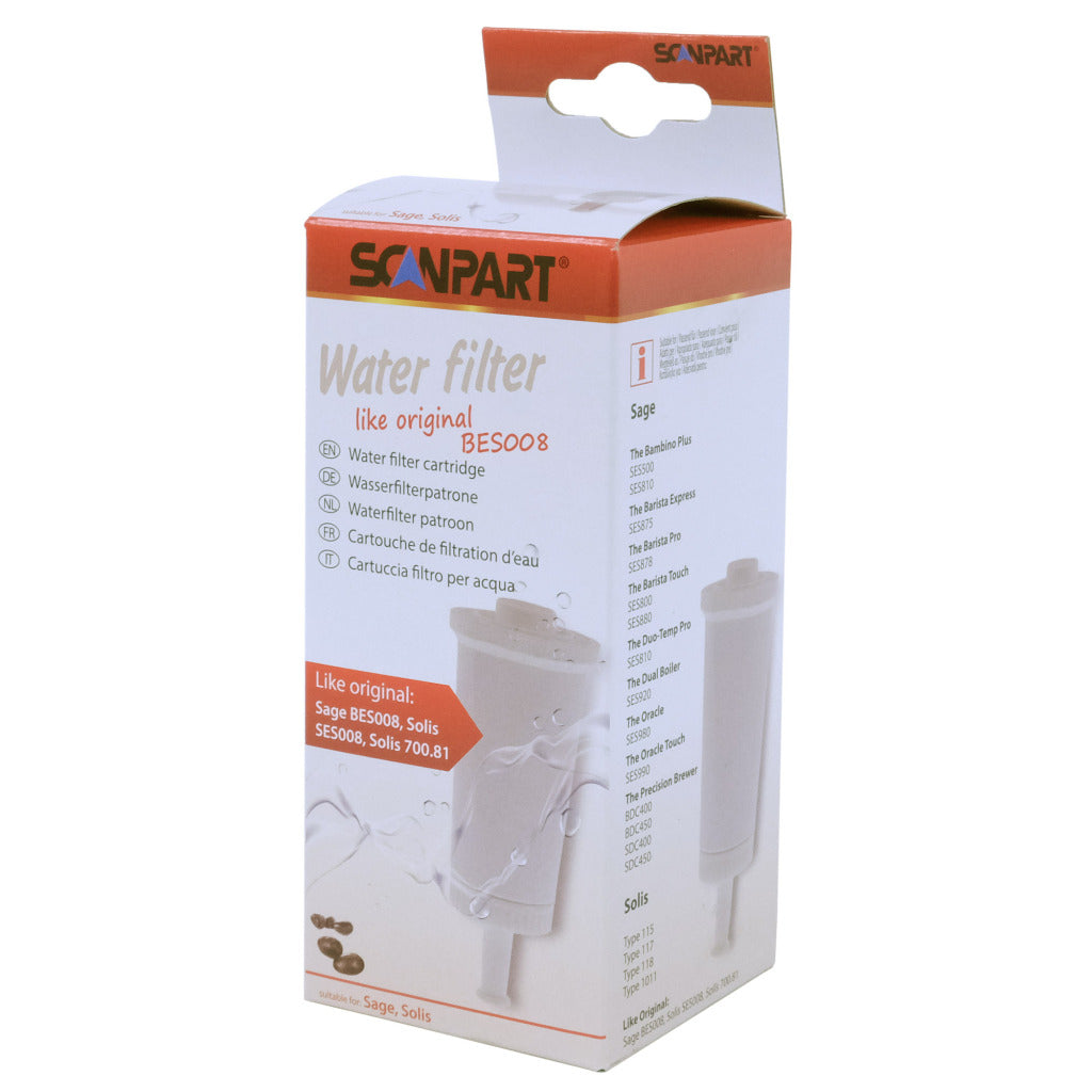 Scanpart Water Filter Sage BES008 - Compatible with Solis, Sage