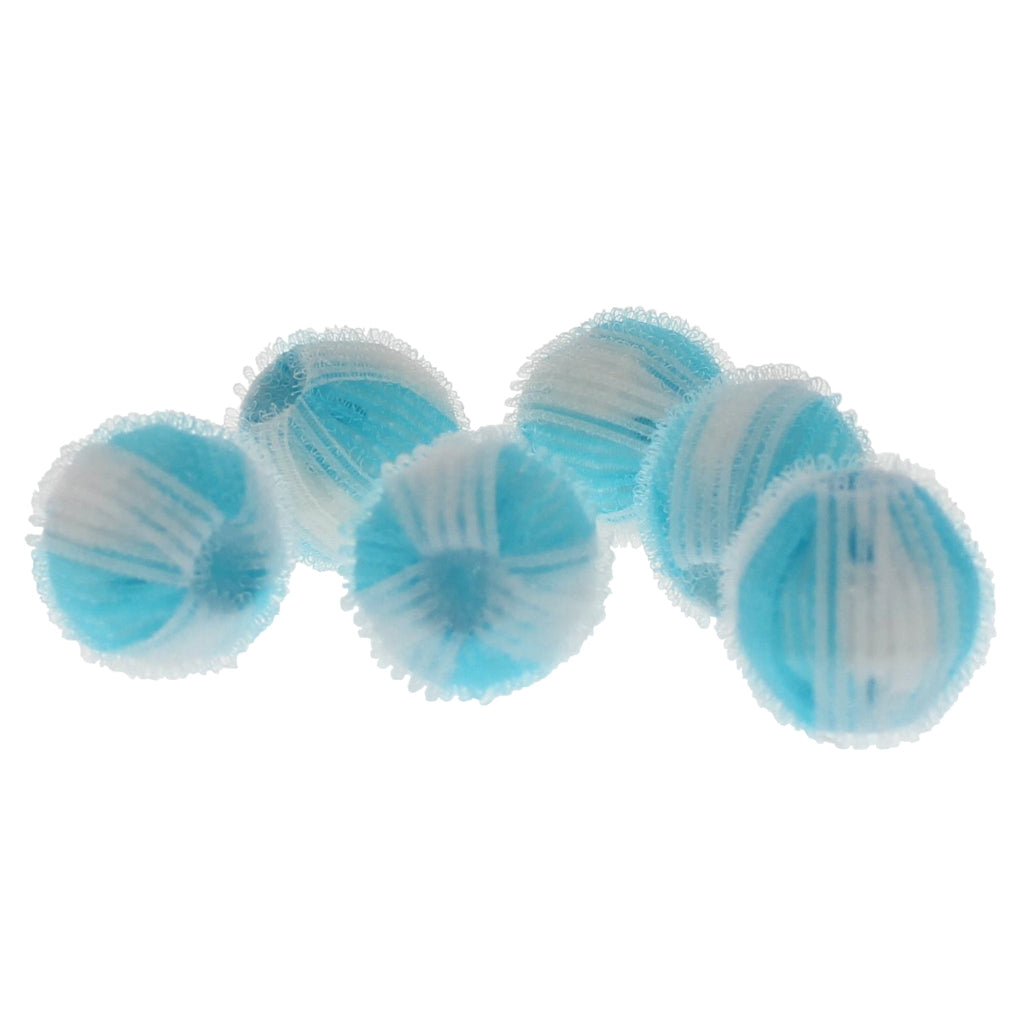 Scanpart Anti-Lint Washing Machine Balls 4 cm 6 Pieces Blue/White