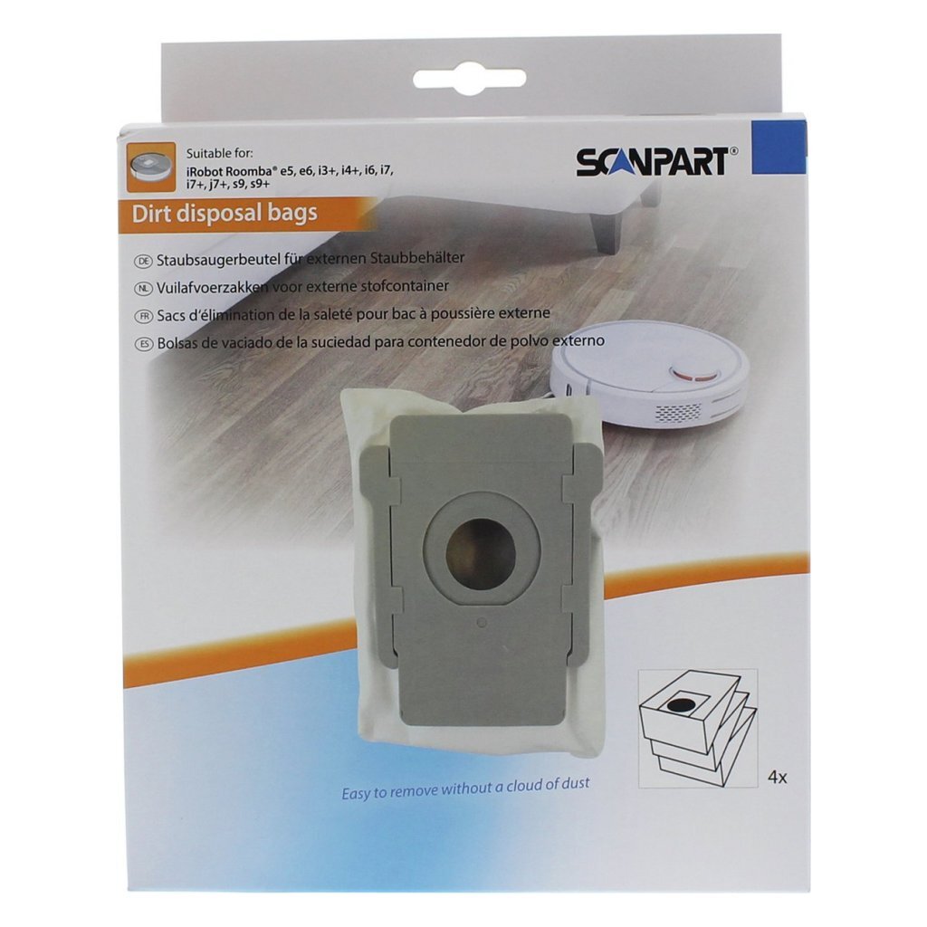 Scanpart Speed Dust Bags for iRobot Roomba - 4 Pieces