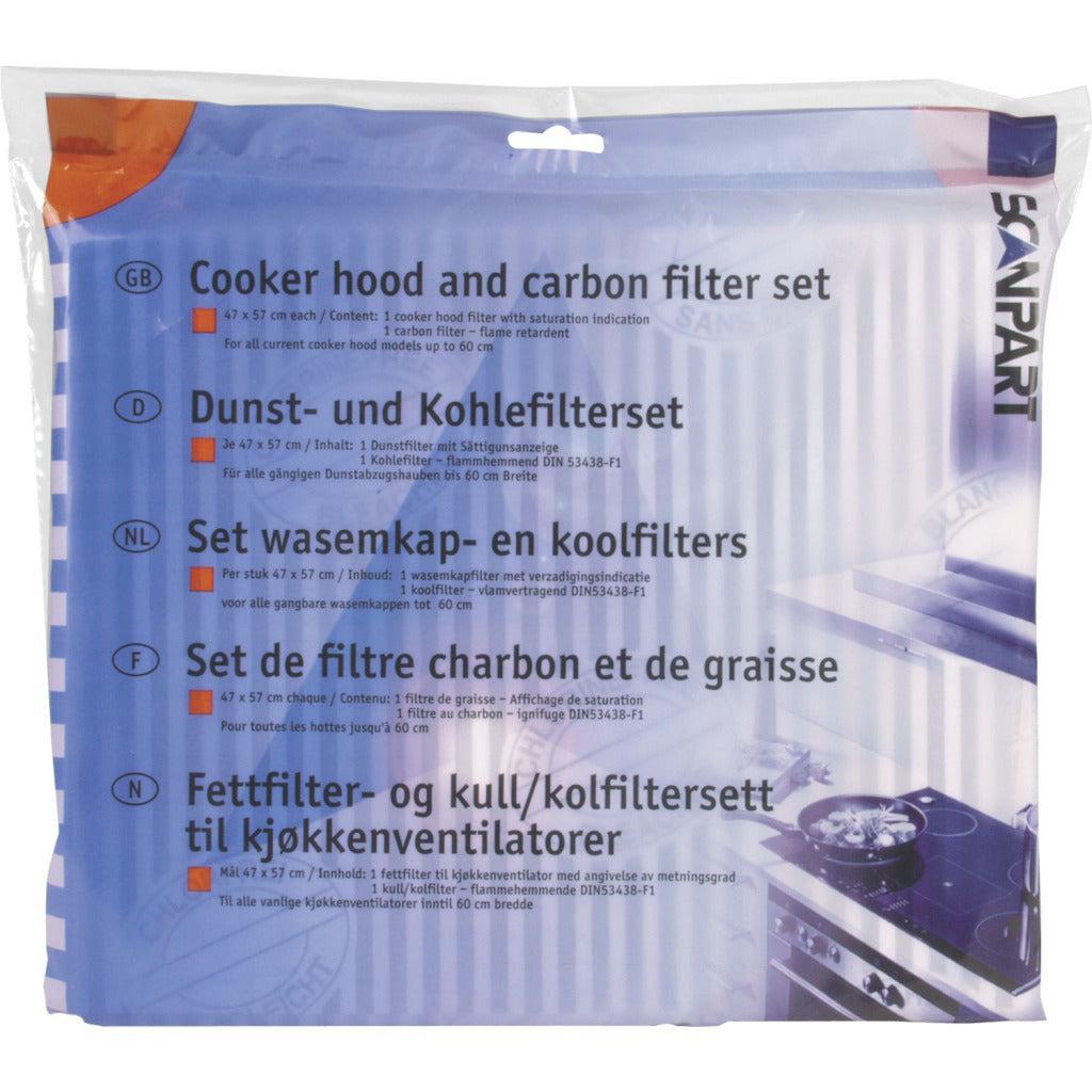 Scanpart 1530050015 L046 Universal Carbon and Grease Filter 47x57