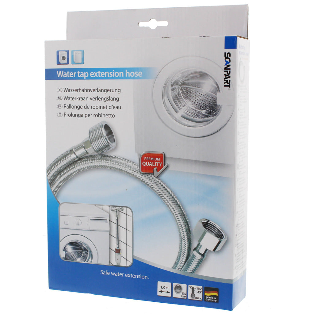 Scanpart Water Tap Extension Hose 1 M F156