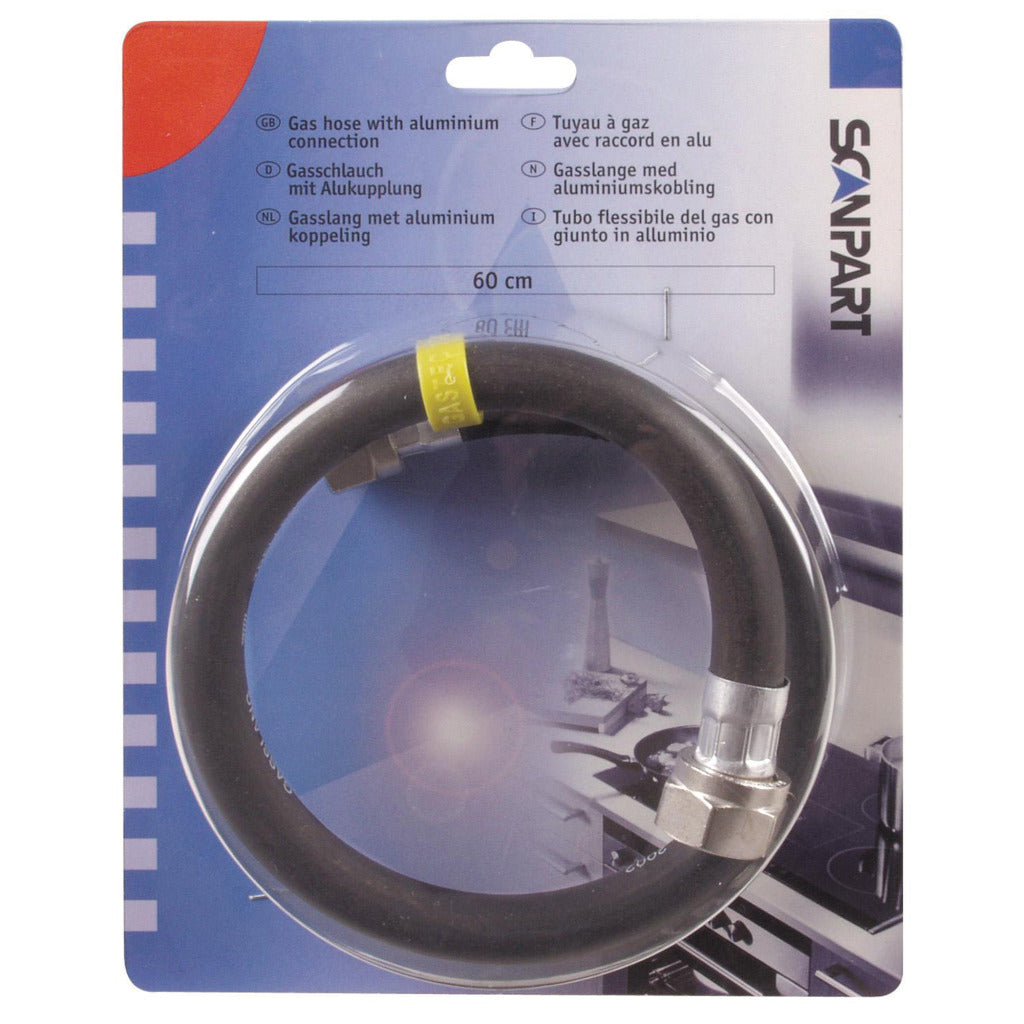 Scanpart F121 Gas Hose 60 cm with Aluminum Coupling