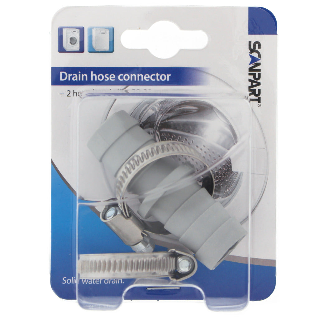 Scanpart F141 Drain Hose Connection Set - 19 x 19 mm