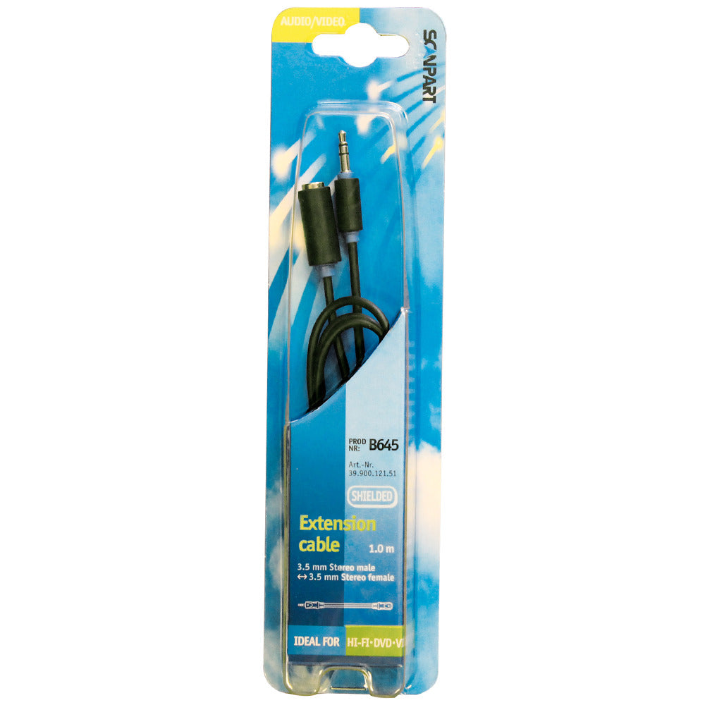 Scanpart Extension Cable 3.5 S(m)-(f)straight 1.0 m