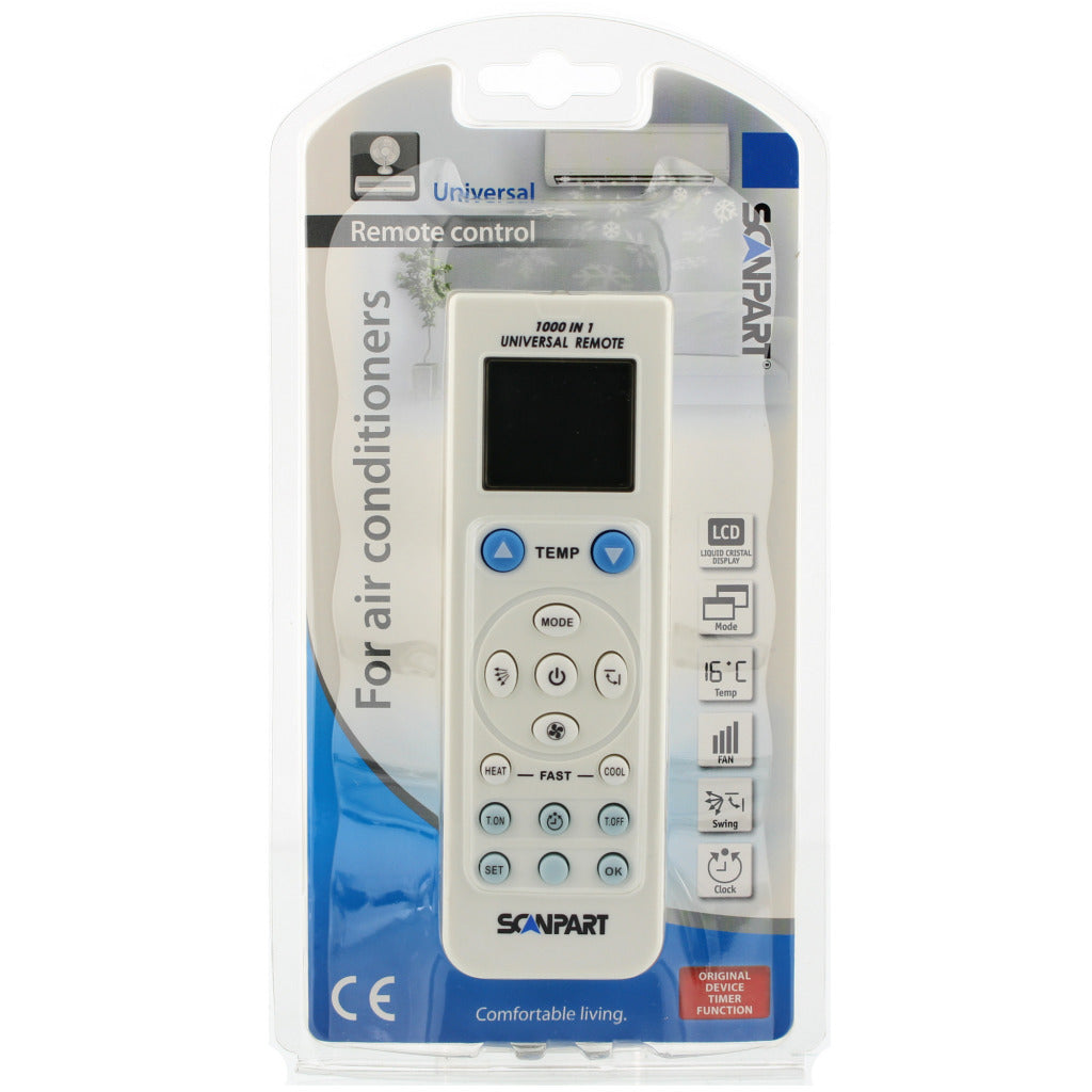 Scanpart Universal Air Conditioner Remote Control
