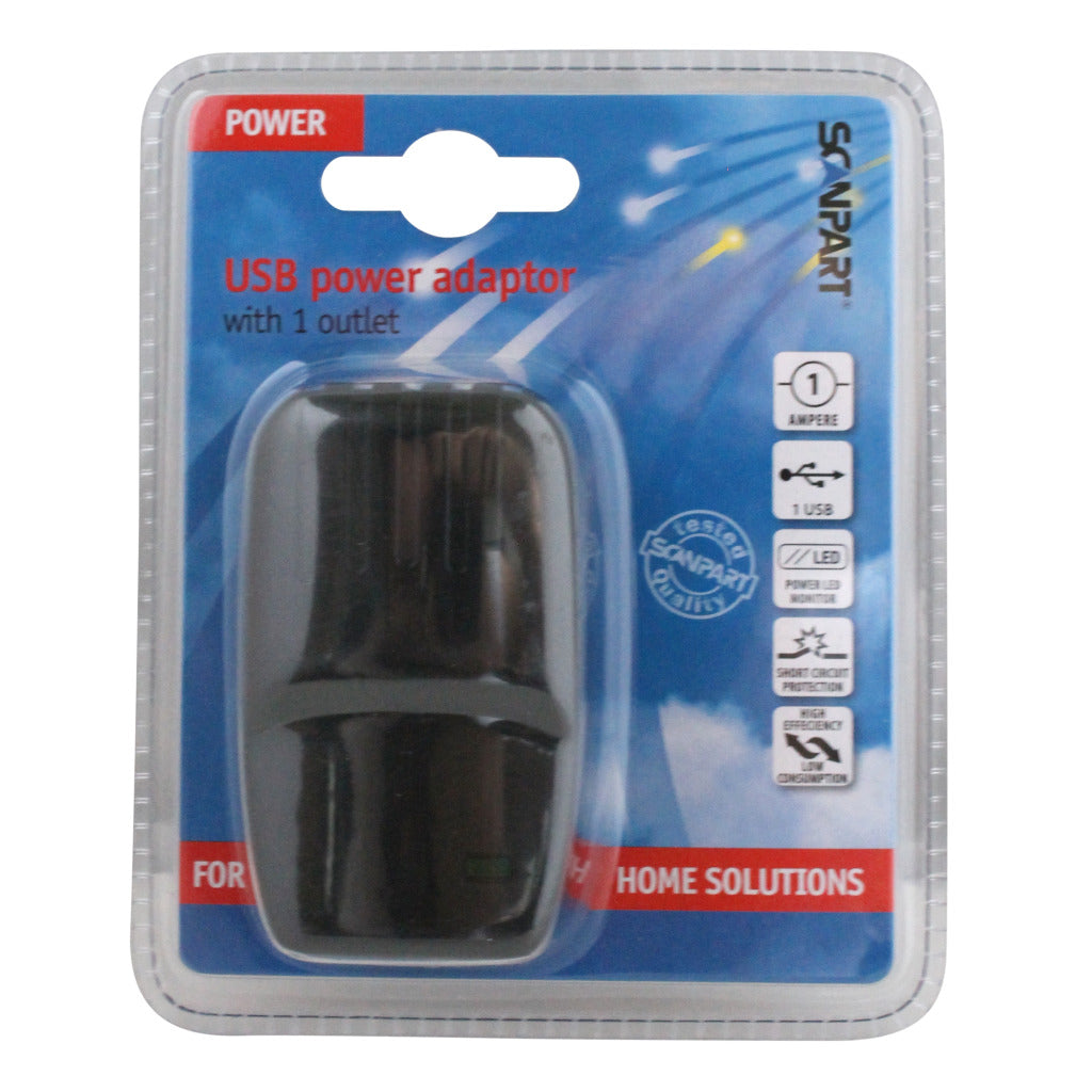 Scanpart USB Plug USB A Port Black