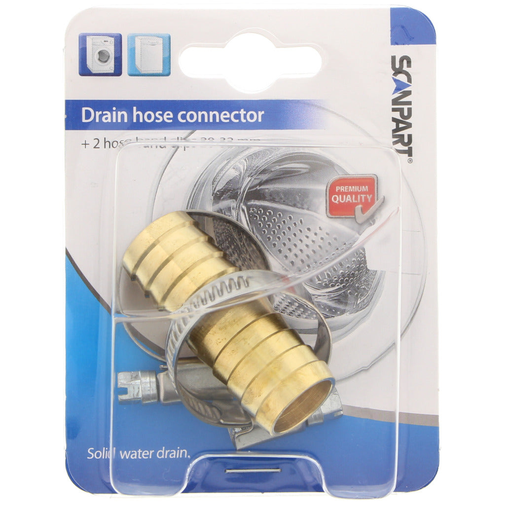 Scanpart Brass Drain Hose Connector Set - 1132710004