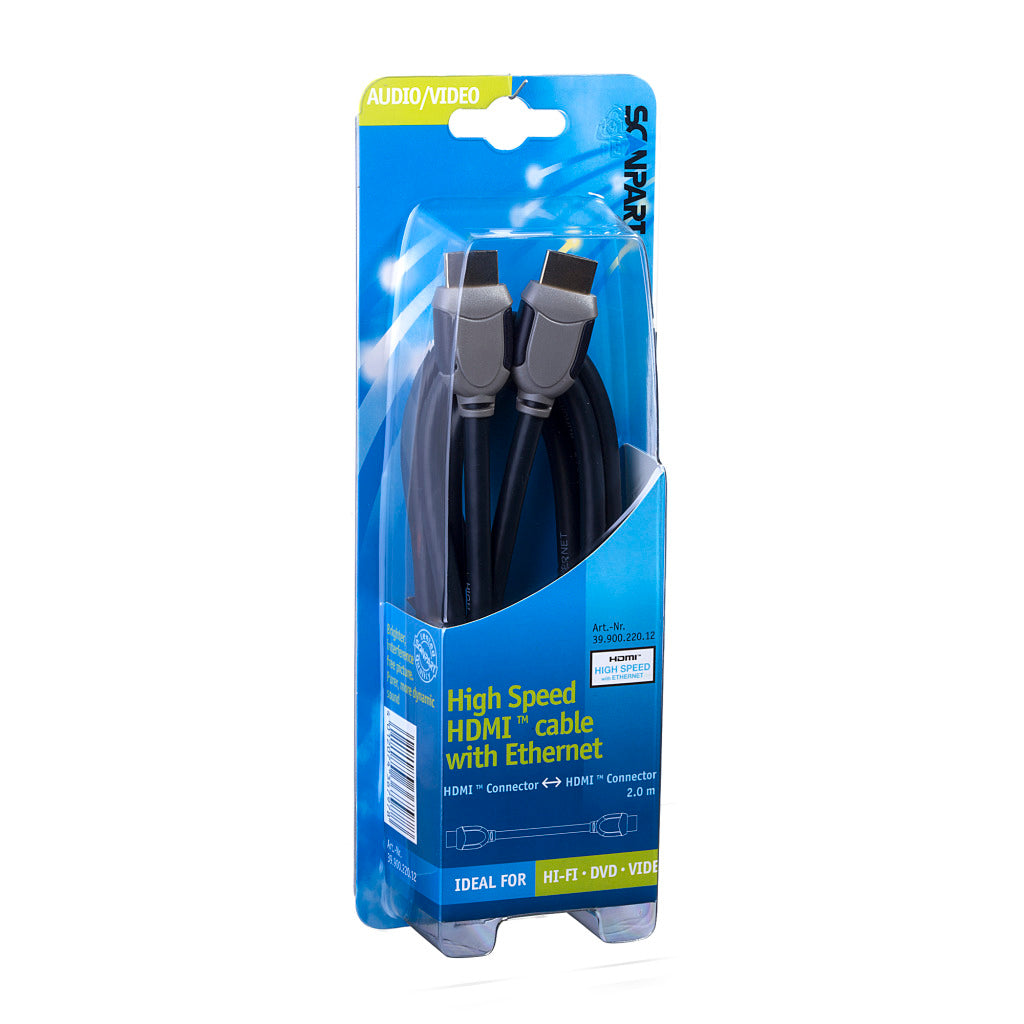 Scanpart HDMI Cable High Speed with Ethernet 2.0 m