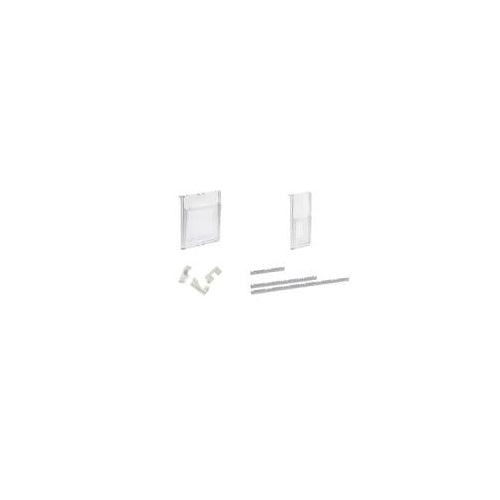 helit Prospekthalter PLACATIV, 1-3 DIN A4, glasklar Fachtiefe: 35 mm, SAN Material - bruchstabil und mit edlem - 4 Stück (H6810102) afbeelding 1